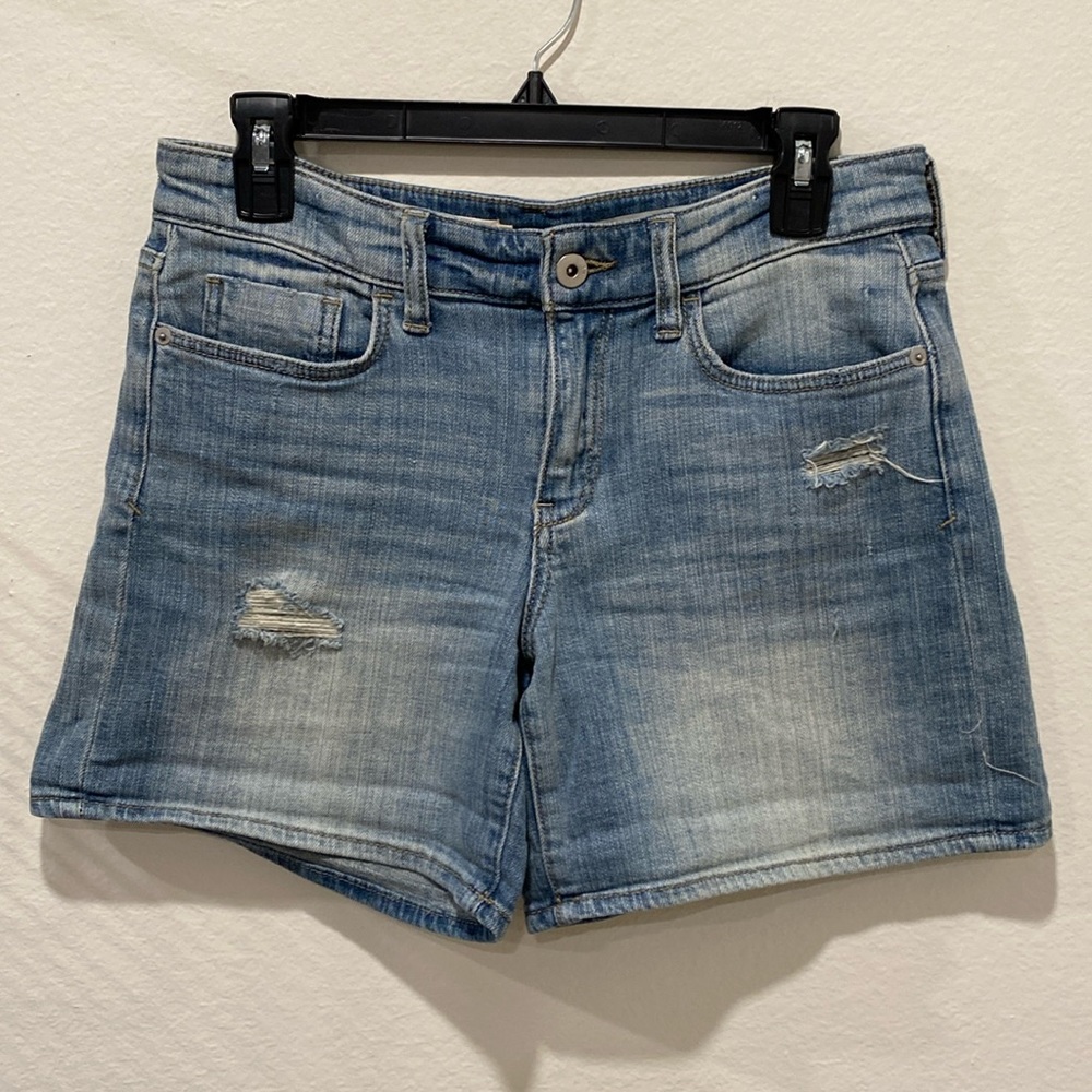 Anthropologie Pilcro and the Letterpress Slim Boyfriend Denim Shorts